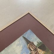 Old watercolor, Pont Christ chapel 1932