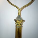 Lamp with bronze column in louis style XVI
