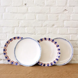 Set of 4 flat plates 'the grant'