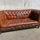 2 seater chesterfield leather sofa