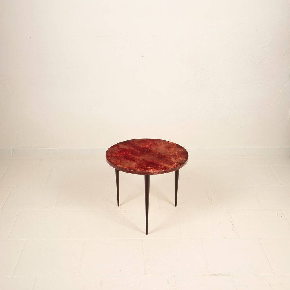 Low Aldo Tura Parchment table, 1950