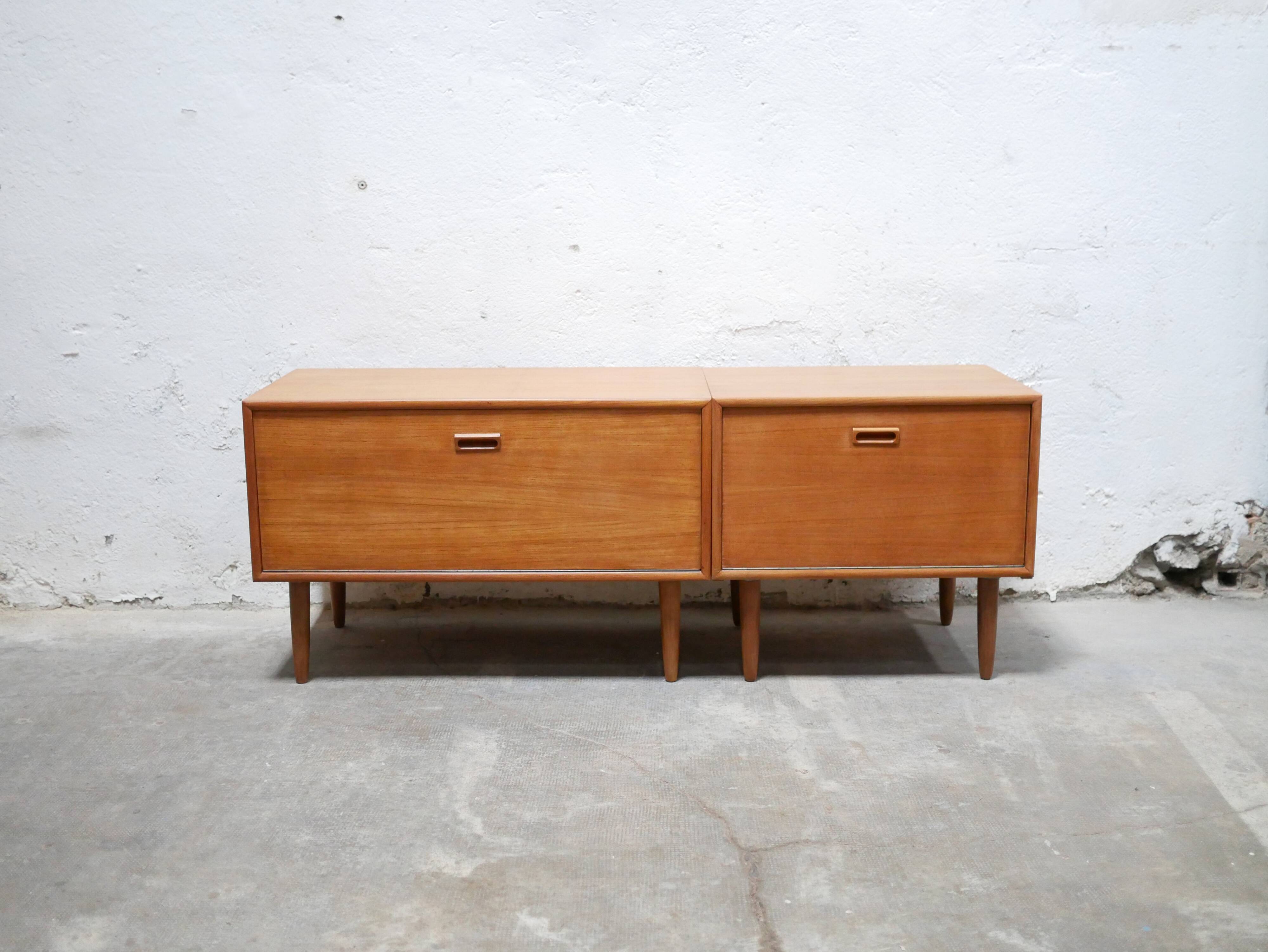 Enfilade vintage en teck par Kempkes Meubelfabrieken, Pays-Bas