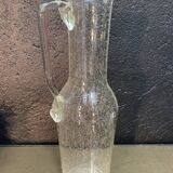Bubbled glass carafe