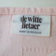 Damask tablecloth 1.30 x 2.40 m and its 10 matching towels peach color