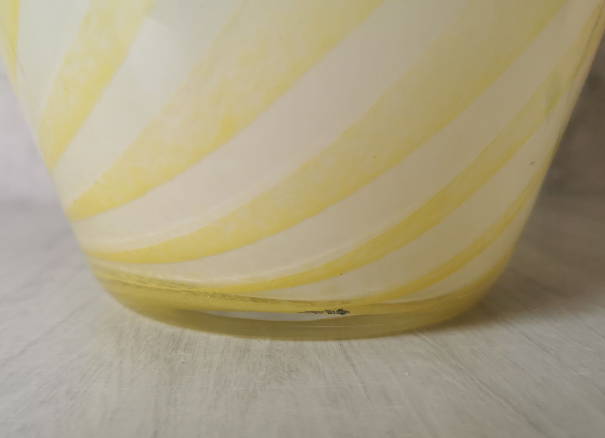 Blown glass vase Italy
