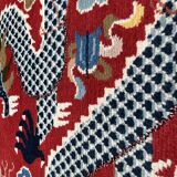 Ningxia, five-claw dragon carpet, Circa 1920