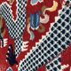 Ningxia, five-claw dragon carpet, Circa 1920