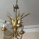 Lustre épis de blé style Hans Kögl - Hollywood Regency, années 70
