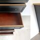 Seven-drawer chest of solid wood