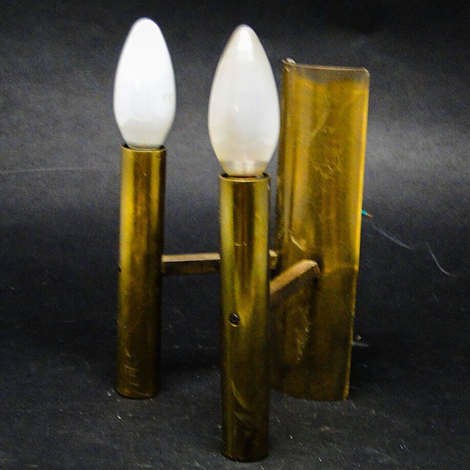 Art Deco two-armed wall lamp, 1970s