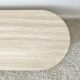Travertine coffee table