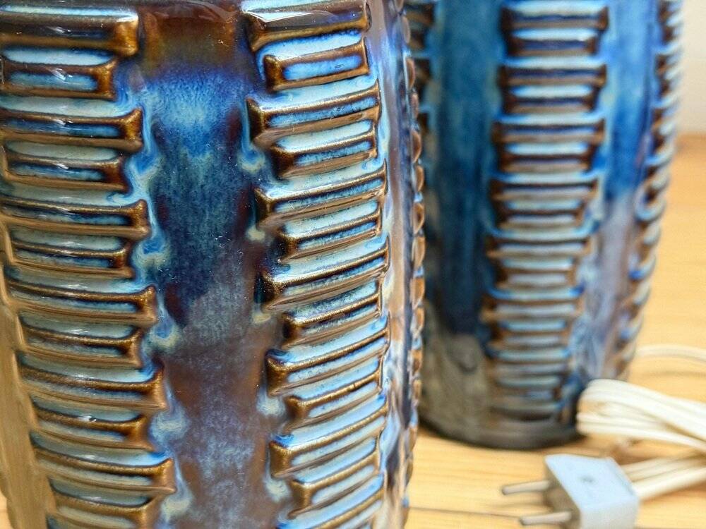 Table lamps attributed to Einar Johansen for Søholm, 1960s, set of 2