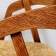 Oak wood Dining Chairs Yellow Vintage Upholstery, personalize option, HoReCa spaces