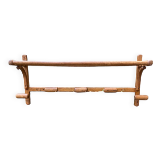 Vintage wooden coat rack