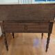 "Bonheur-du-jour" sloping desk in solid oak – Louis-Philippe style