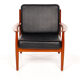 Fauteuil par Grete Jalk, France Son des années 1960