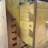 Art Deco commode / chest of drawers in solid oak