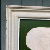 Abstract painting on panel