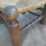 Pair of low mulched chairs
