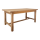 Farm table oak country style with extensions