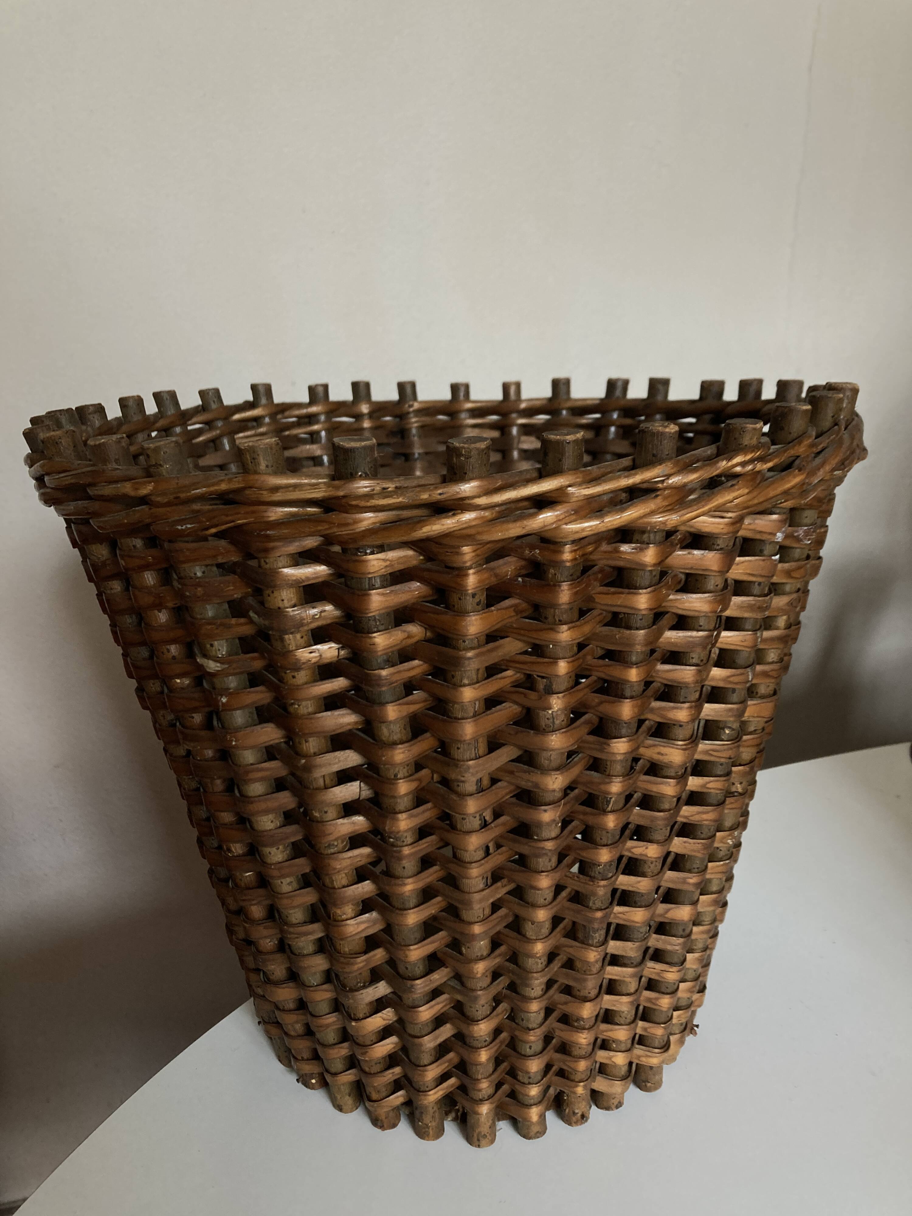 XXXXL wicker flowerpot 1950