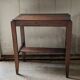 Art deco side table in teak
