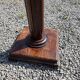 Solid oak column pedestal