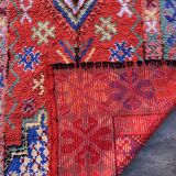 Colorful Moroccan boujad rug - 167 x 322 cm