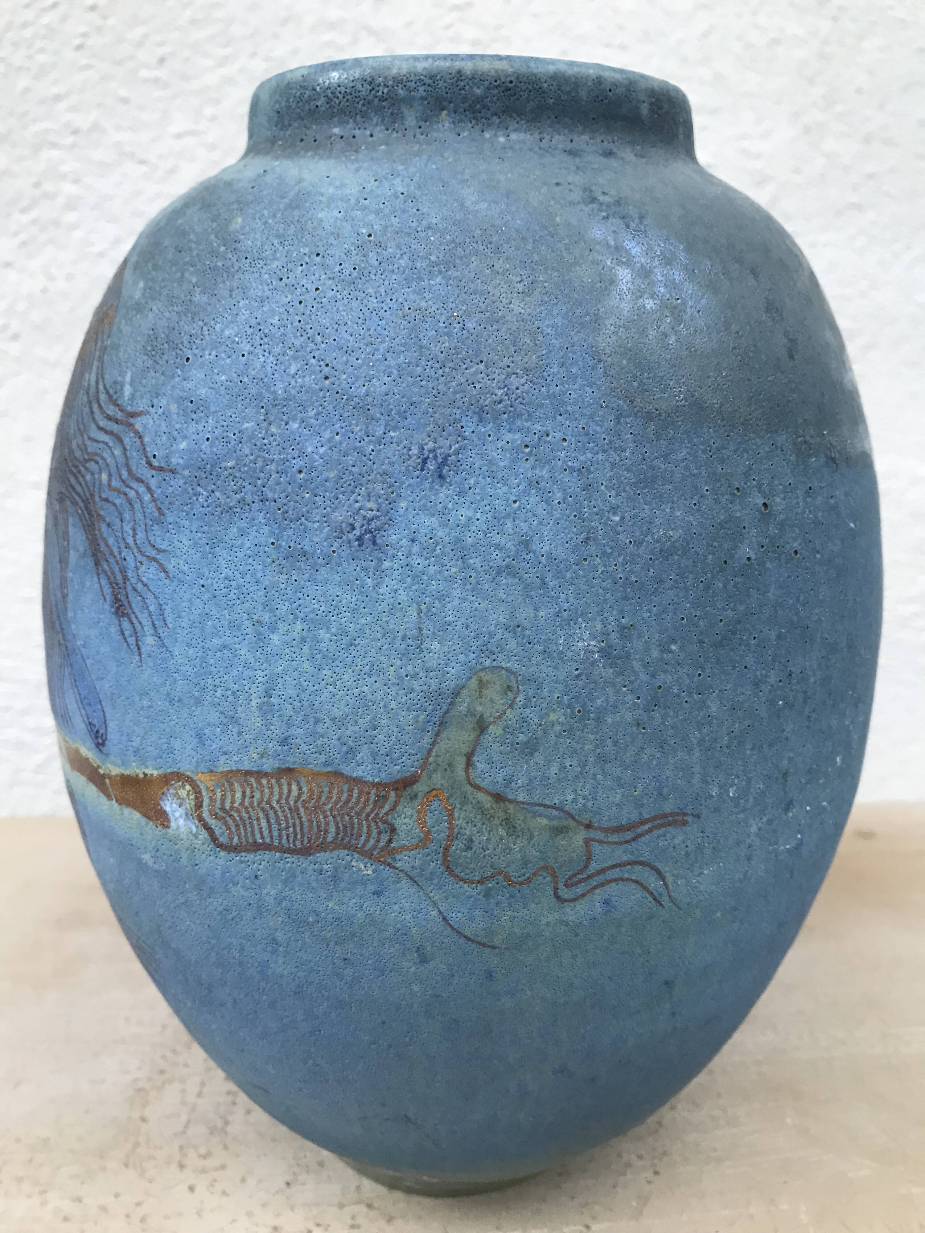 Vase Marc Roussel 80's