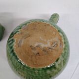 Stoneware teapot signed Pierre Lion