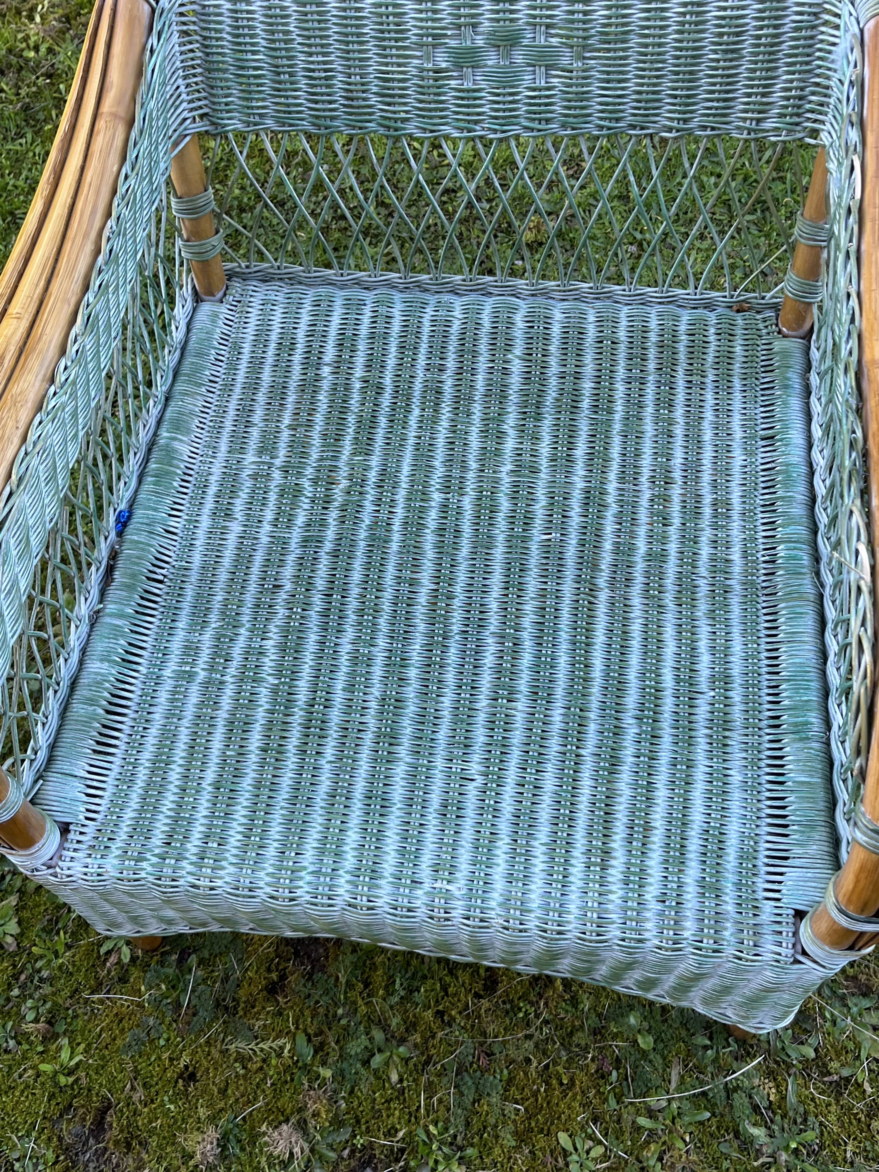 Rattan garden furniture