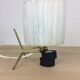 Brass tripod wall lamp 50s