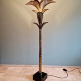 Banana tree floor lamp in brass, Henri Fernandez, 1970s
