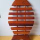 Wooden fish trivet