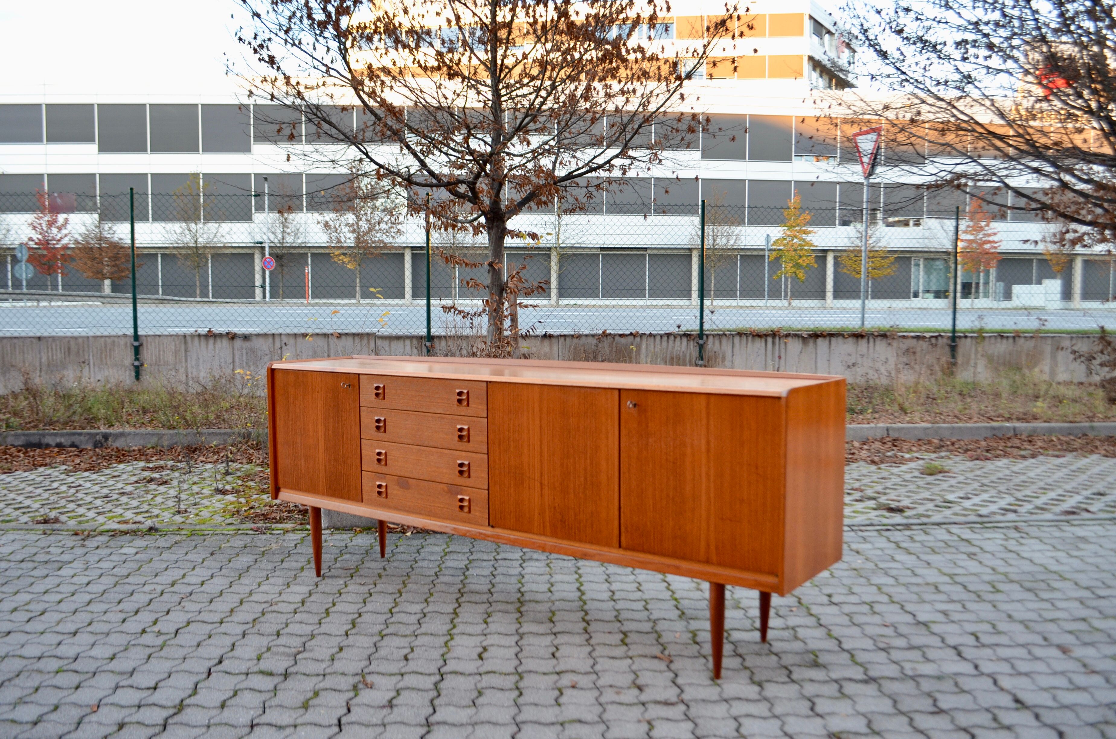 Danish modern teak sideboard