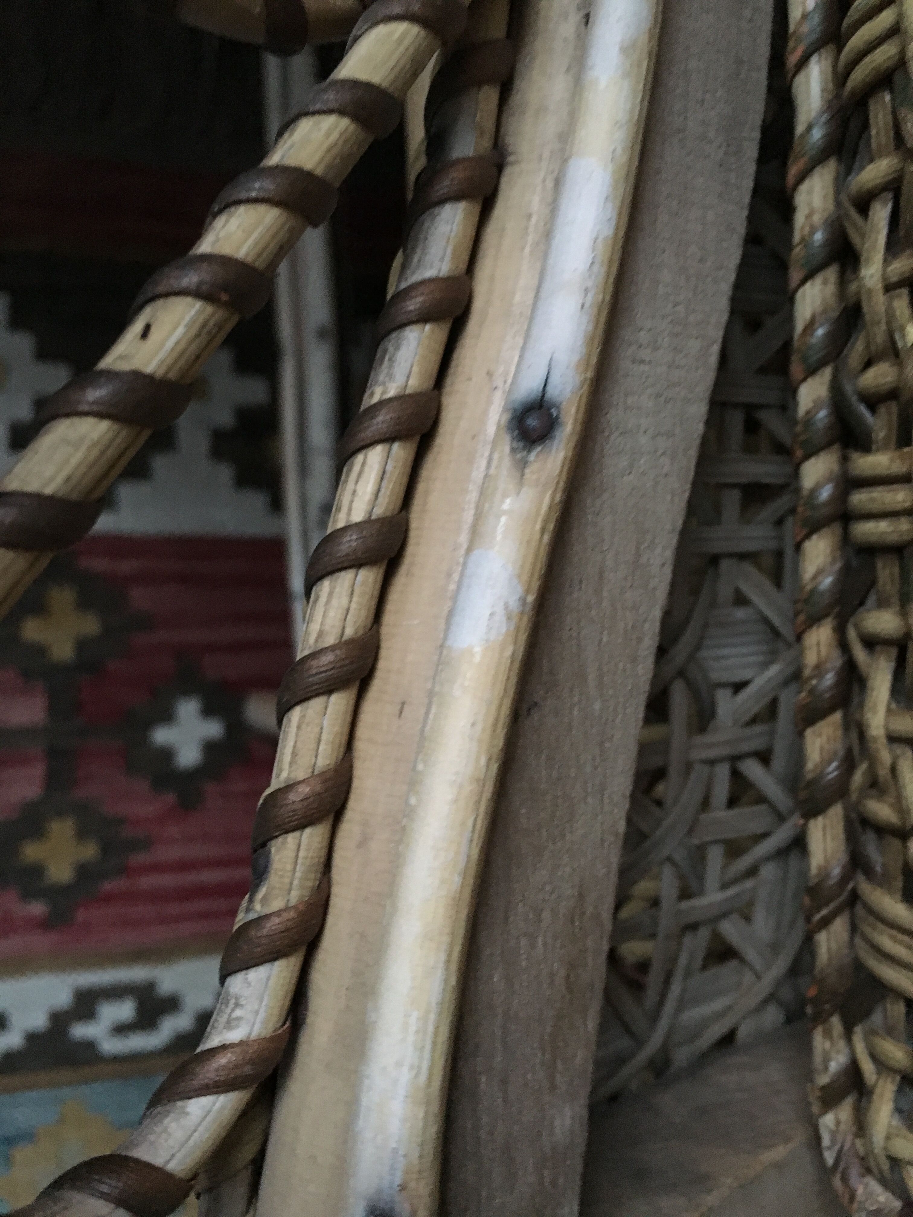 1920/1930 braided rattan Lounge Chair