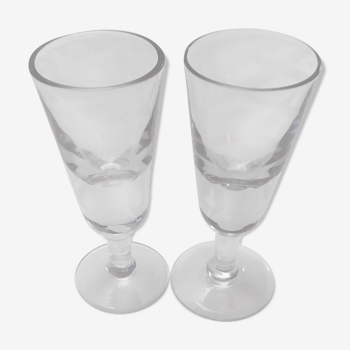 2 verres  bistrot à absinthe