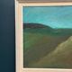 Huile sur toile originale suédoise – "Paysage" par Dina Mortensen – Signé DM – Vintage et encadré – 53 × 45,5 cm (20,9" × 17,9")