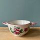 Old 19th century eared bowl, Eastern earthenware