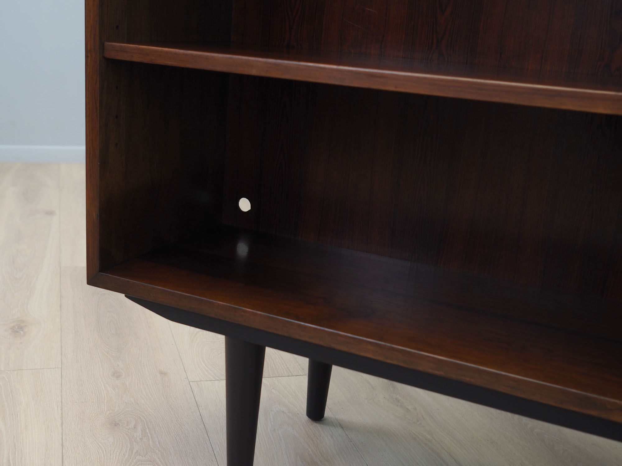Rosewood bookcase, Danish design, 1960s, manufactured by Omann Jun