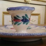 Bougeoir Henriot Quimper Brittany earthenware