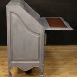 Bureau de pente ou commode scriban en bois laqué esprit Shabby chic époque circa 1920-1930