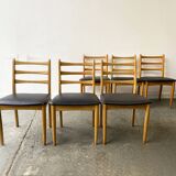 Set of 4 Mid-Century 1970’s dining chairs by Schreiber Furniture