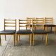 Set of 4 Mid-Century 1970’s dining chairs by Schreiber Furniture
