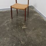 Vintage danish deign dining chair by miels moller ,model 71