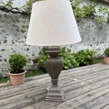 Large wooden lamp