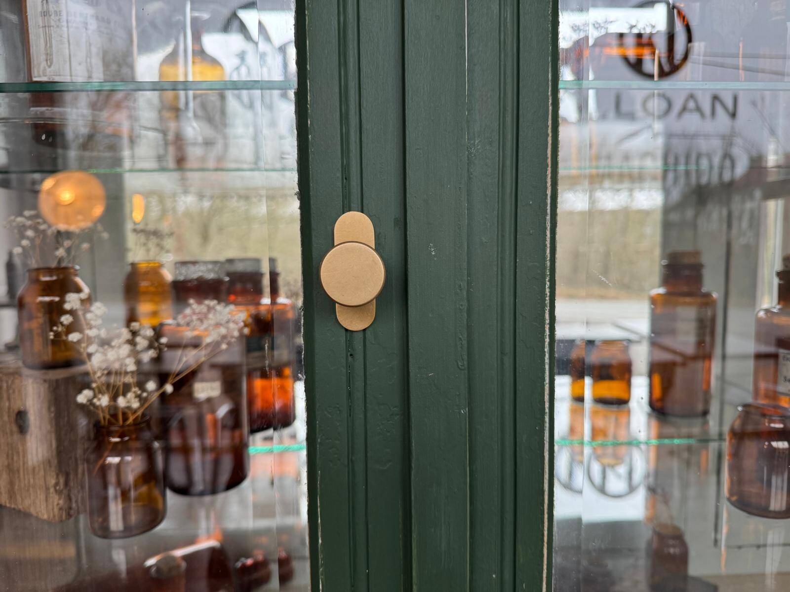 Pharmacy display case