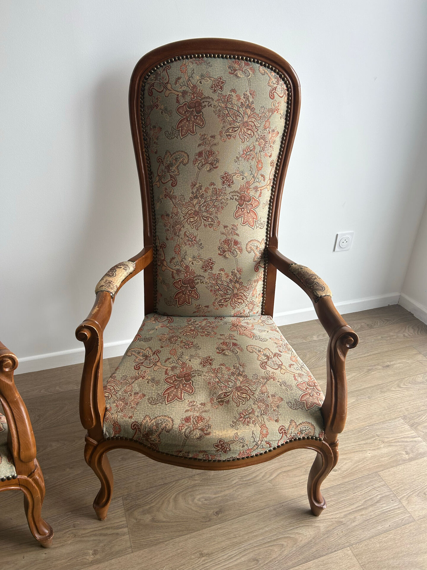 Paire de fauteuils Voltaire style Louis-Philippe