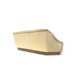 Canapé 3 places vintage en velours fabriqué dans les années 70