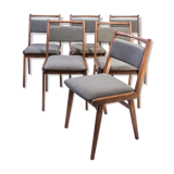Upholstered “JAR” type chair set Bent Furniture Factory, Jasienica